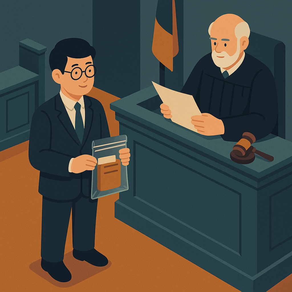 연계보관성 덕분에 증거가 법정에 안전히 도착함.